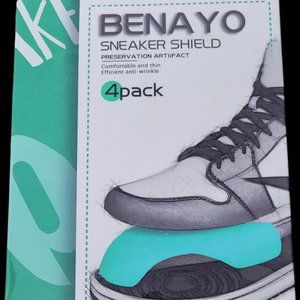 Benayo Sneaker Sheild 4 Pack Anti-Wrinkle Large Unisex Teal